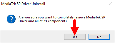 Mediatek Sp Driver Uninstall Yes