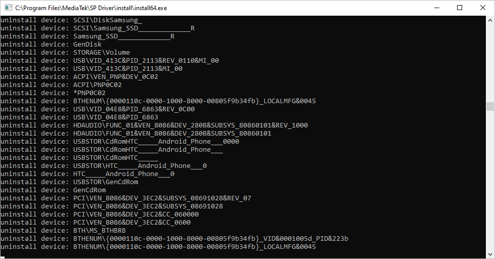 Mediatek Sp Driver Uninstalling