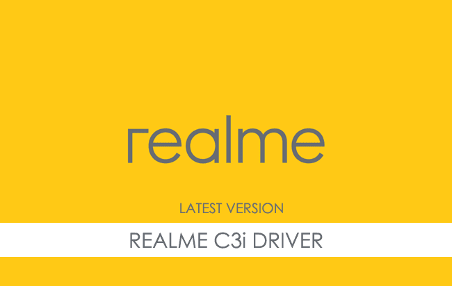 Realme C3i USB Driver