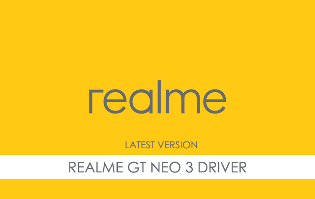 Realme GT Neo 3 USB Driver