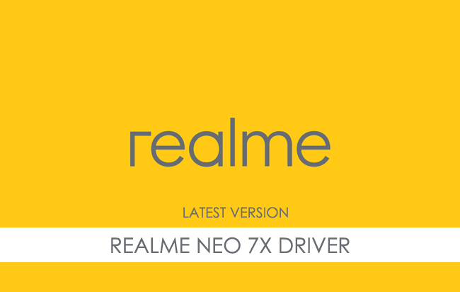 Realme Neo 7X USB Driver