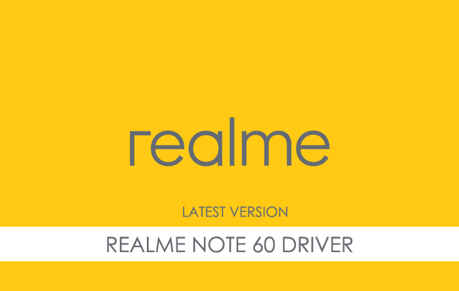 Realme Note 60 USB Driver