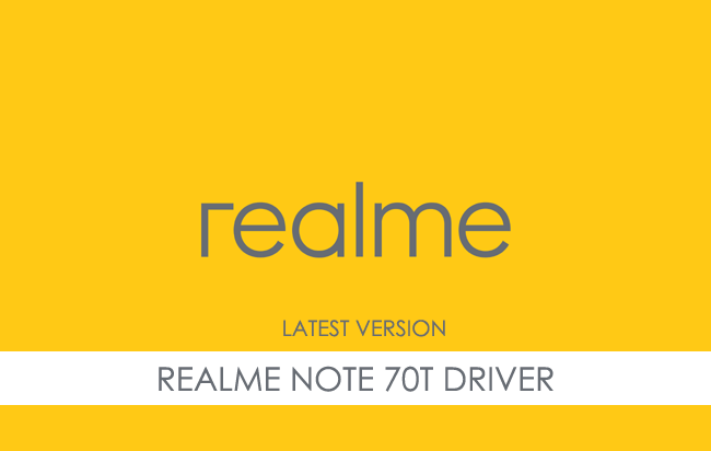 Realme Note 70T USB Driver